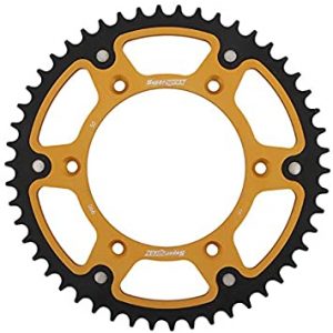 Supersprox achtertandwiel 52 tands staal/aluminium met goude binnenring KTM SX/SX-F/EXC/EXC-F 90- & Husqvarna TC/FC/FE/TE 125/150/250/350/450/501 14-