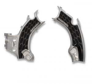 Acerbis X-Grip frame beschermers Zilver / Zwart Honda CRF 250R/RX 2022- & CRF 450R/RX 2021-