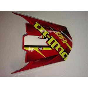 Pull In helmet peak 2015 adult Flash red/neon yellow