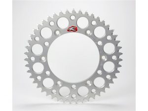 Renthal achtertandwiel 46 tands aluminum Zilver Gas Gas/KTM/Husqvarna 65cc