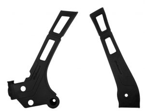 Polisport frame beschermers zwart Yamaha YZ 125/250 2005- & Fantic XX 125 2021- & XX 250 2022-