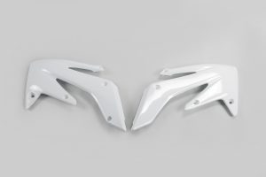 UFO radiator kappen Wit Honda CRF 250R 2004-2009 & CRF 250X 2004-2017