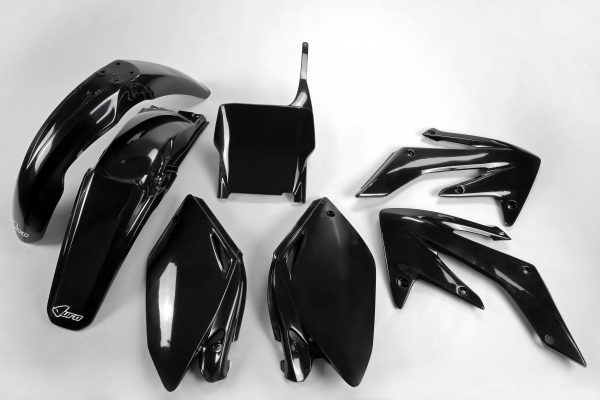 UFO plastic kit Zwart Honda CRF 250R 2004-2005