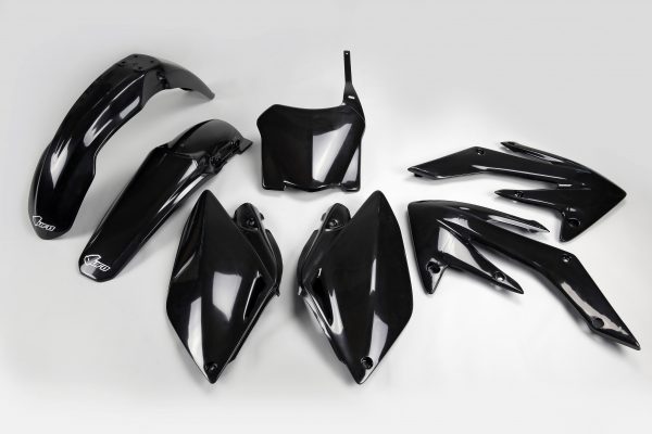 UFO plastic kit Zwart Honda CRF 250R 2008-2009