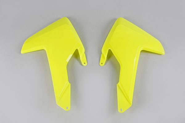 UFO radiator kappen Fluor Geel Husqvarna TC 125 16-18 & TC 250 17-18 & FC 250/350/450 16-18 & TE 250/300 17-19 & FE 250/350/450/501 17-19