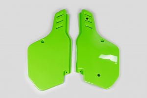 UFO zijnummerborden Groen Kawasaki KX 125/250 1988-1989 & KX 500 1988-2002 & KDX 200 1990-1994