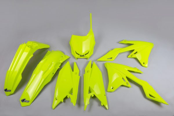 X-Fun plastic kit Fluor Geel Suzuki RM-Z 250 2019- & RM-Z 450 2018-