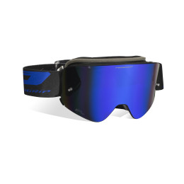 Progrip crossbril 3205 magneet Zwart / Blauw met blauw magneet spiegellens
