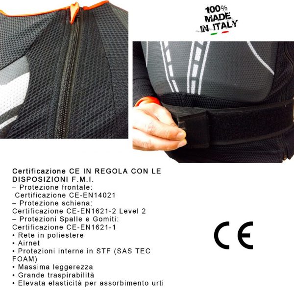 X-Fun X Project harnas bodyprotector zwart Maat L/XL - Afbeelding 3
