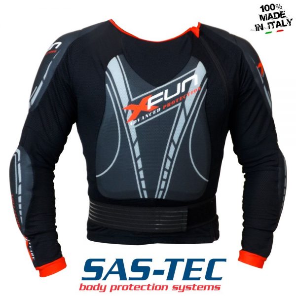 X-Fun X Project harnas bodyprotector zwart Maat L/XL