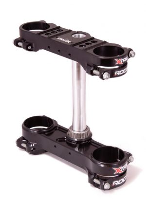 X-Trig Rocs Tech kroonplaten met offset 22mm PHDS Zwart KTM SX/SX-F 125/150/250/350/450 13- & EXC-F 250/350/450/500 17- & Husqvarna TC/FC 125/250/350/450 14- & FE 250/350/450 17-