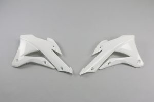 UFO radiator kappen Wit Kawasaki KX 85 2014-