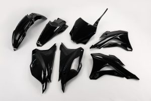 UFO plastic kit Zwart Kawasaki KX 85 2014-