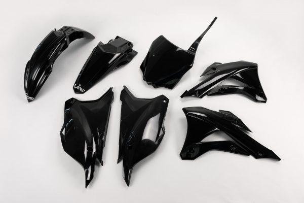 UFO plastic kit Zwart Kawasaki KX 85 2014-