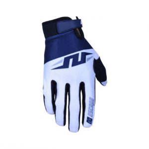 No Escape Racing Alcatraz MX cross handschoenen Navy Blauw / Wit 2022 collectie
