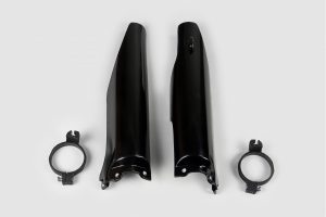 UFO voorvork beschermers Zwart Kawasaki KX 250F 2004-2005 & KX 125/250 2004-2008 & Suzuki RM-Z 250 2004-2006
