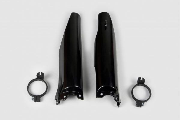 UFO voorvork beschermers Zwart Kawasaki KX 250F 2004-2005 & KX 125/250 2004-2008 & Suzuki RM-Z 250 2004-2006
