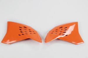 UFO radiator kappen Oranje KTM SX/SX-F 125-450 2007-2010 & EXC/EXC-F 125-450 2008-2011