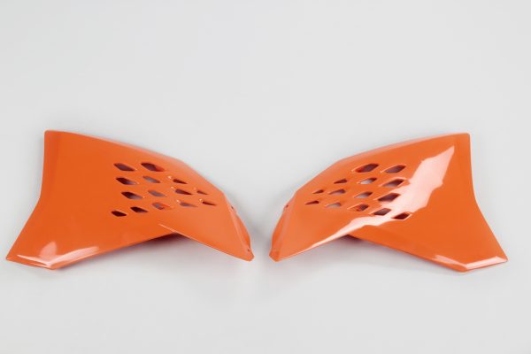 UFO radiator kappen Oranje KTM SX/SX-F 125-450 2007-2010 & EXC/EXC-F 125-450 2008-2011