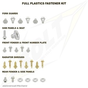 Bolt Volledige plastic set schroeven set KTM SX 85 18- & Husqvarna TC 85 18- & Gas Gas MC 85 2021