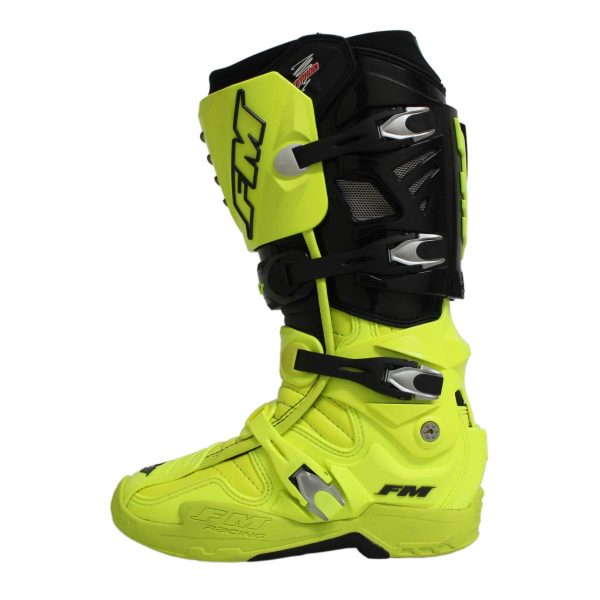 FM Typhoon 3 MX Laarzen Fluor Geel / Zwart 2022 collectie - Afbeelding 2
