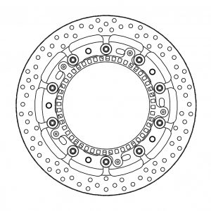 Moto Master Zwevende 6mm voor remschijf 320mm 117068