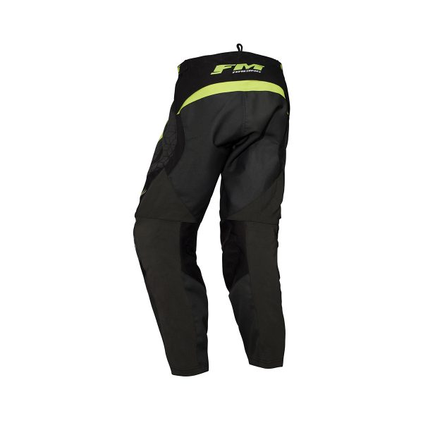 FM Racing X28 Power crossbroek Fluor Geel / Zwart / Grijs 2022 collectie - Afbeelding 2