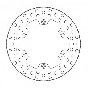 Moto Master Vintage achter remschijf ( 220mm ) Yamaha YZ 125/250 1985-1997 & YZ 360 1989-1993 & YZ 490 1987-1990 & YZ 450F 1998