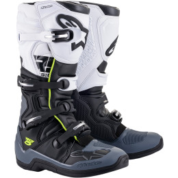 Alpinestars Tech 5 MX Laarzen Zwart/Grijs/Wit