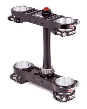 Xtrig ROCS pro kroonplaten set KTM Husqvarna offset 20-22 zwart