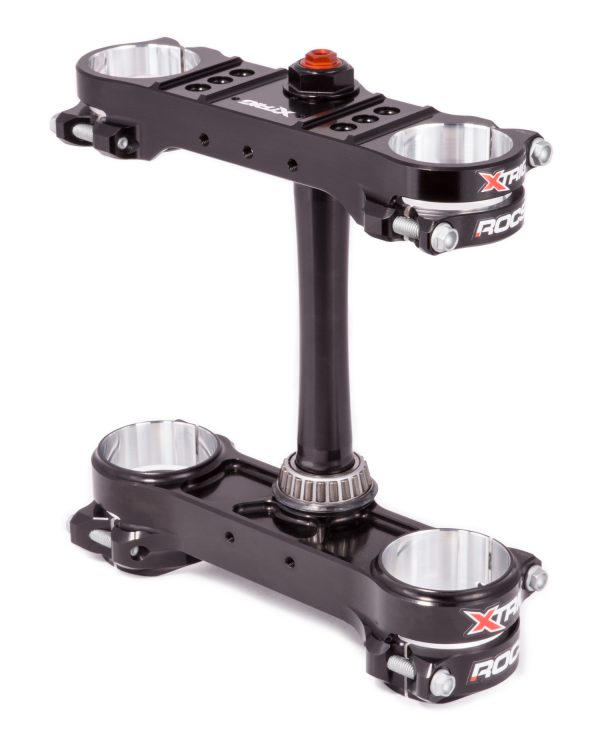 Xtrig ROCS pro kroonplaten set KTM Husqvarna offset 20-22 zwart