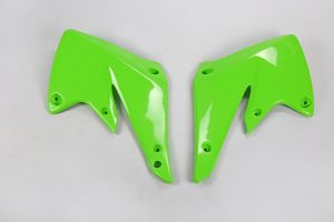 UFO radiator kappen Groen Kawasaki KX 250F 2004-2005