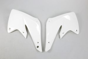 UFO radiator kappen Wit Kawasaki KX 250F 2004-2005