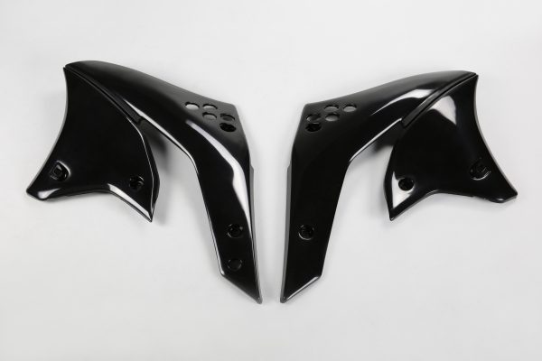 UFO radiator kappen Zwart Kawasaki KX 250F 2006-2008