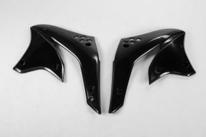 UFO radiator kappen Zwart Kawasaki KX 450F 2006-2008