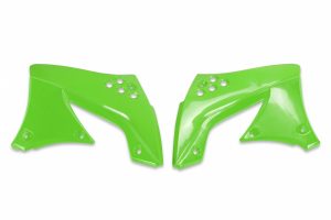 UFO radiator kappen Groen Kawasaki KX 450F 2009-2011