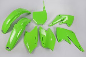 UFO plastic kit Groen Kawasaki KX 250F 2004-2005