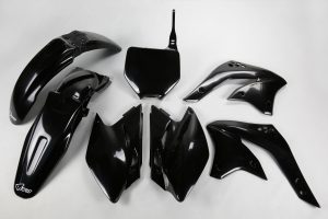 UFO plastic kit Zwart Kawasaki KX 450F 2006-2008