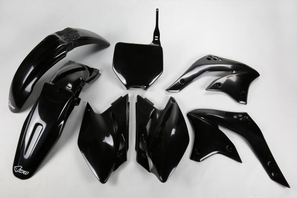 UFO plastic kit Zwart Kawasaki KX 450F 2006-2008