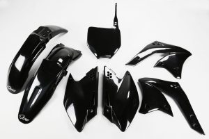 UFO plastic kit Zwart Kawasaki KX 250F 2006-2008