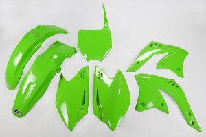 UFO plastic kit Groen Kawasaki KX 250F 2008