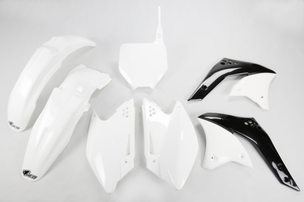 UFO plastic kit Wit Kawasaki KX 250F 2006-2008