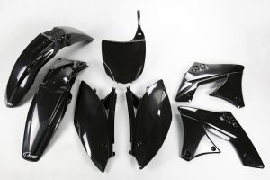 UFO plastic kit Zwart Kawasaki KX 250F 2009-2012