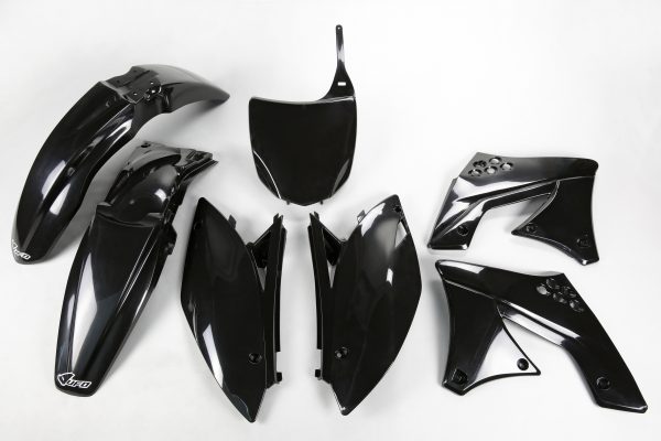 UFO plastic kit Zwart Kawasaki KX 250F 2009-2012