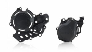 Acerbis X-Power motorblok beschermers Zwart Husqvarna FC 450 16- & FE 450 17- & FE 501 19- & KTM EXC-F 450/500 17- & SX-F 450 16-