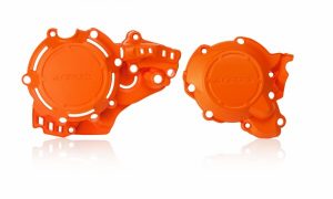 Acerbis X-Power motorblok beschermers KTM oranje KTM SX 250 2017-2018 & EXC 250/300 2017-2019 & Husqvarna TC 250 2017-2018 & TE 250/300 2017-2019