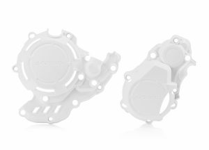 Acerbis X-Power motorblok beschermers Wit KTM EXC-F 250/350 2017- & Husqvarna FE 250/350 2017- & Gas Gas EC 250F/350F 2021