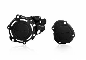 Acerbis X-Power motorblok beschermers Zwart Yamaha YZ 125 2005- & Fantic XX/XE 125 2021