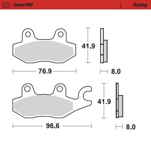 Moto Master voor remblokken Sinter Pro 092611