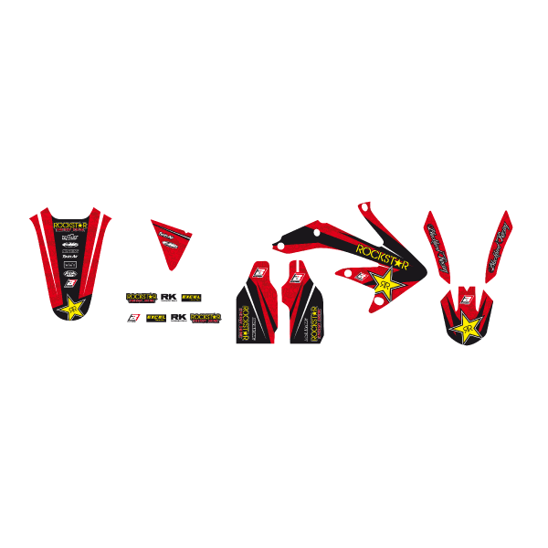 Blackbird stickerset Rockstar Energy Honda CRF 450R 2005-2008